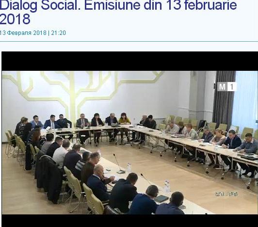 &quot;Dialogul Social&quot; 13.02.2018